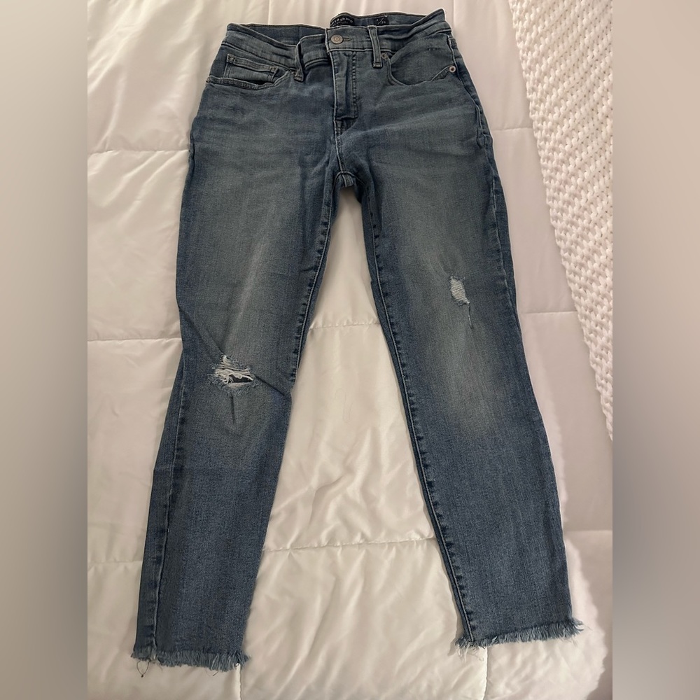 Lucky brand jeans - mid rise crop ava